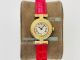 Swiss Must De Cartier Quartz Vintage Watch Gold Diamond White Dial Plum Red Leather (2)_th.jpg
